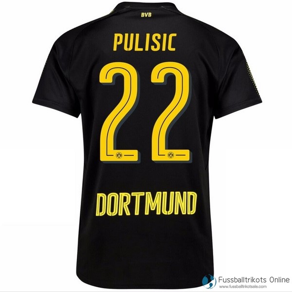 Borussia Dortmund Trikot Auswarts Pulisic 2017-18 Fussballtrikots Günstig